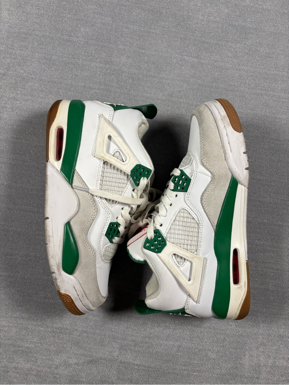 Jordan Red Retro 4’s 7W Green and White